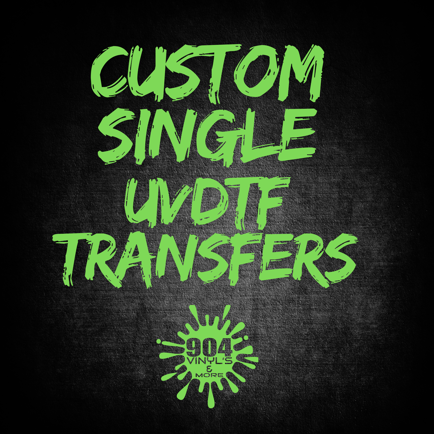 Custom Single UV DTF Stickers