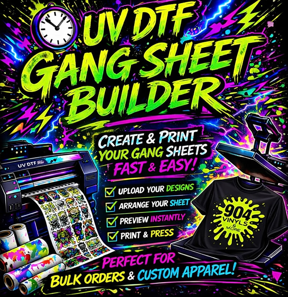 UV DTF Gang Sheet Builder