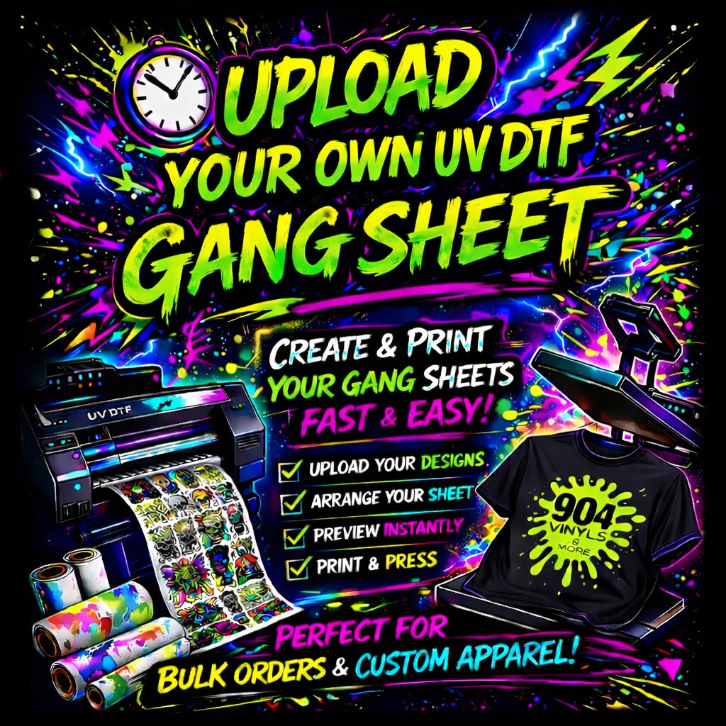 Upload Your Ready Gang Sheet — UV DTF
