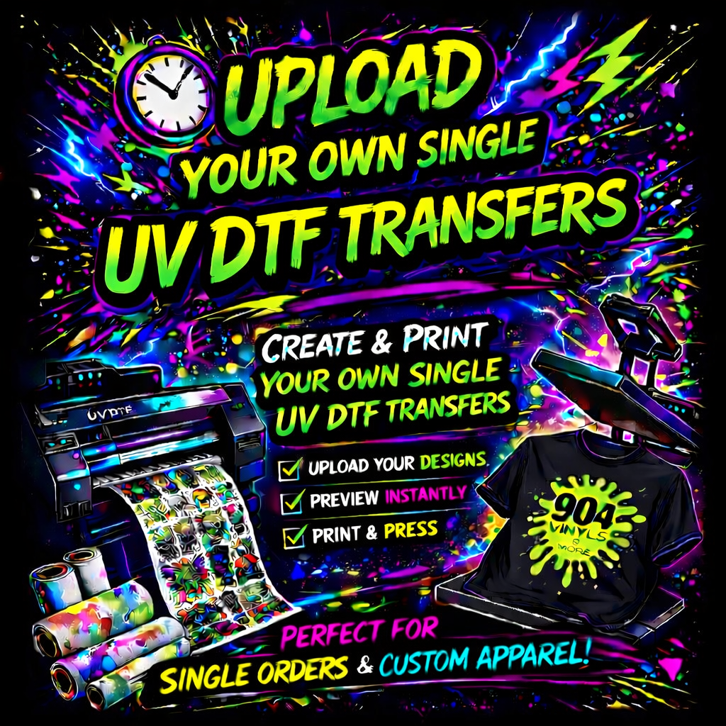 Custom Single UV DTF Stickers